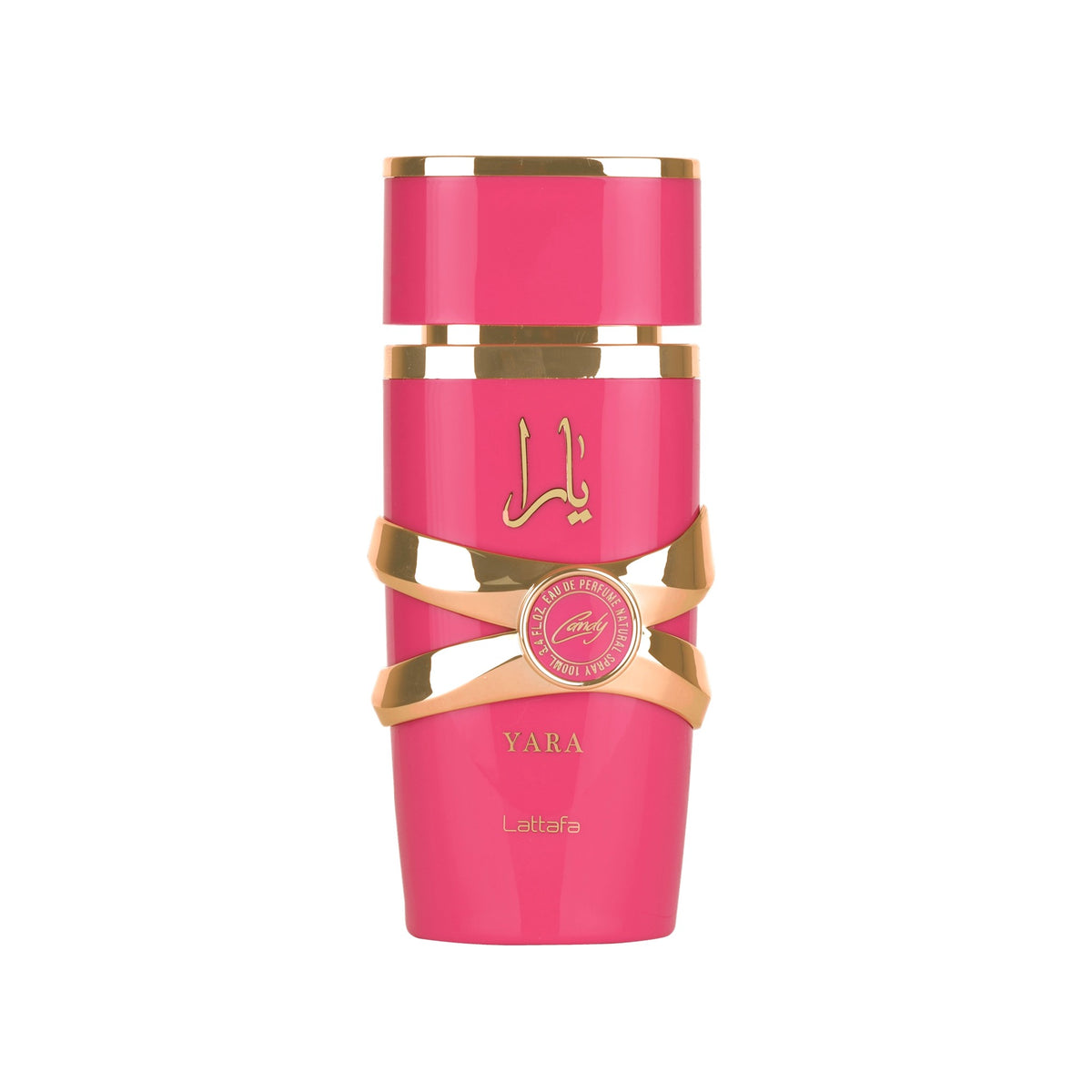 Lattafa Yara Candy Eau de Parfum 100ml bottle with its box