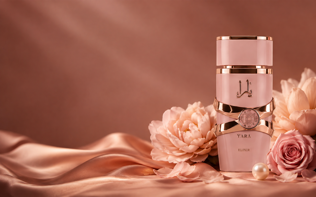 Warm rose fragrance scene for the OUDIVORA Women collection